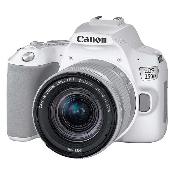 Canon Eos 250d White + Objetivo Zoom Ef-s18-55mm F/3.5-5.6 Iii / Cámara Reflex Digital - Imagen 1
