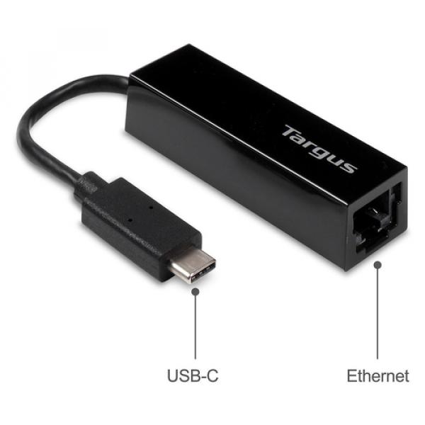 Targus USB-C to Gigabit Ethernet Adaptor - Imagen 2