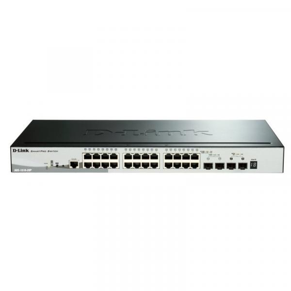 D-Link DGS-1510-28P/E L2 24xGB PoE 2xSFP+ Switch