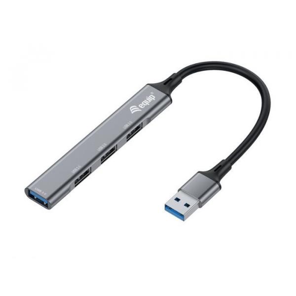 Hub EQUIP USB 3.0 a 4 porte (3p 2.0, 1p 3.0)