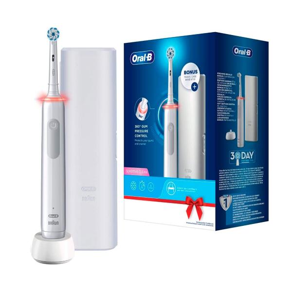 Braun oral-b Vitality Pro3 3500 bianco + custodia / spazzolino elettrico ricaricabile / tecnologia di pulizia 3D