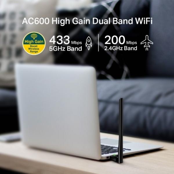 Wifi Tp-link Antena Usb Ac600 Dual Band