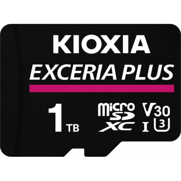 MICRO SD KIOXIA 1TB EXCERIA PLUS UHS-I C10 R98 CON ADATTATORE