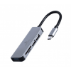 HUB USB TYPE-C USB 3.1 E USB 2.0 A 3 PORTE CON LETTORE DI SCHEDE