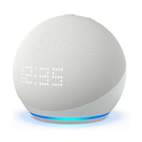 Amazon Echo Dot 5 Clock White / Altavoz Inteligente