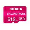 MICRO SD KIOXIA 512GB EXCERIA PLUS UHS-I C10 R98 CON ADATTATORE