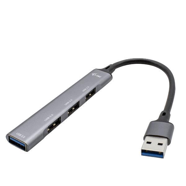 Hub in metallo USB 3.0 1x USB 3.0 + 3x U