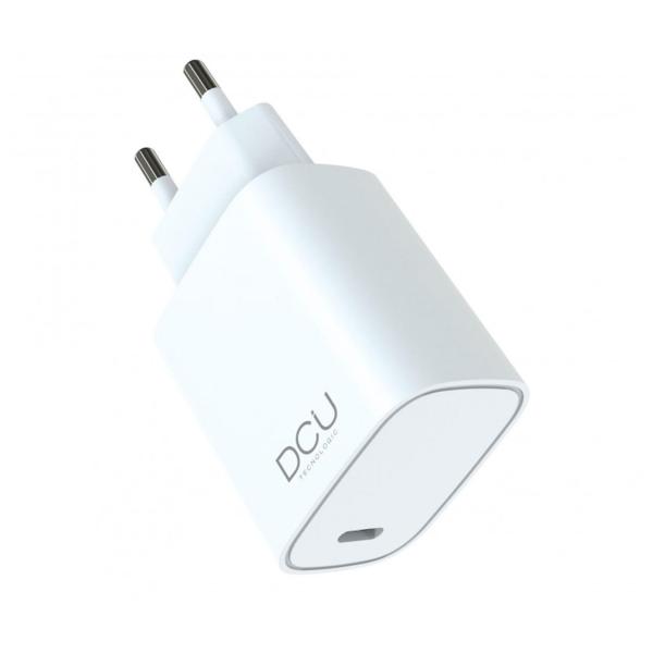 Dcu Gan USB Tipo C Bianco / USB-C Caricatore da Parete 30W