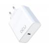 Dcu Gan USB Type-C Bianco / USB-C Caricatore da parete 65W