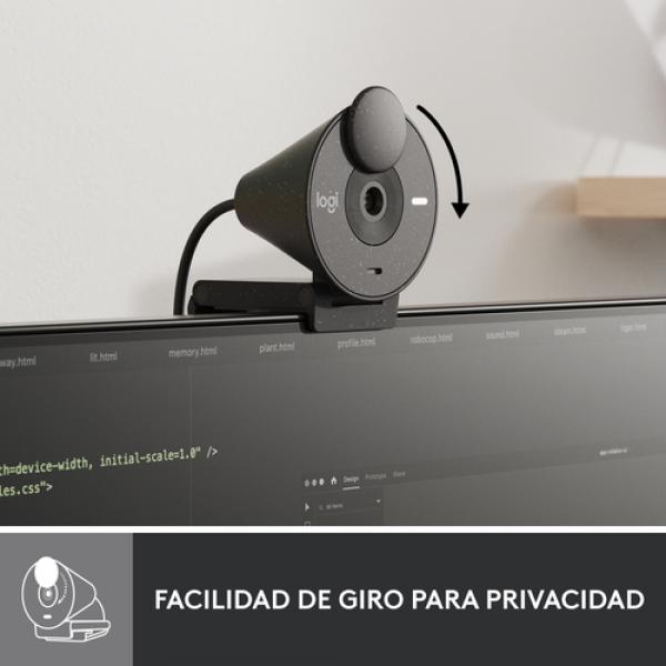Logitech Brio 300FullHD webcam GRAFITE