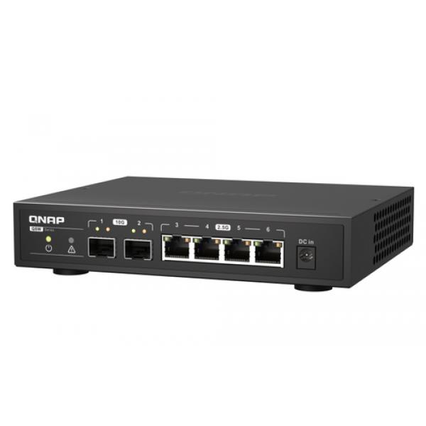 Switch 6Port Desktop 2x10Gbe SFP+4x2.5