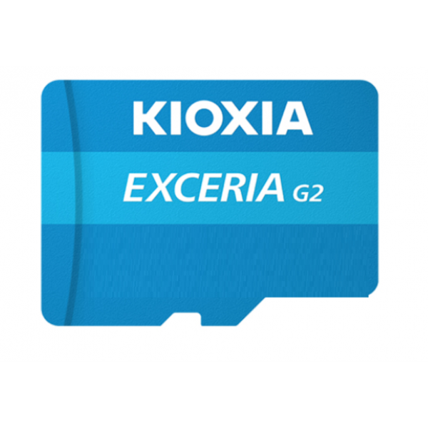 MICRO SD KIOXIA 128GB EXCERIA G2 CON ADATTATORE