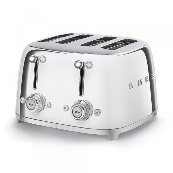 SMEG TOASTER 4X4 50´STYLE CHROME TSF03SSEU