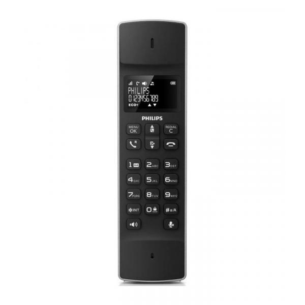 PHILIPS 4000 SERIES WIRELESS LANDLINE TELEPHONE M4501B/34 DESIGN 1.6" BLACK