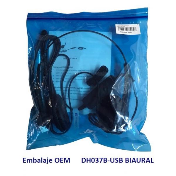 Auricularicular Freemate Dh053b-usb Biaural Usb Oem