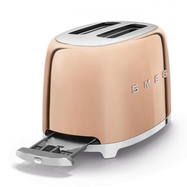 Smeg toaster 2X2 50´ style rose gold tsf01rgeu