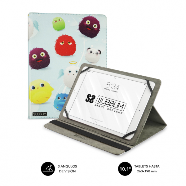 CUSTODIA PER TABLET ALLA MODA FURRY 10.1" SUBBLIM COVER