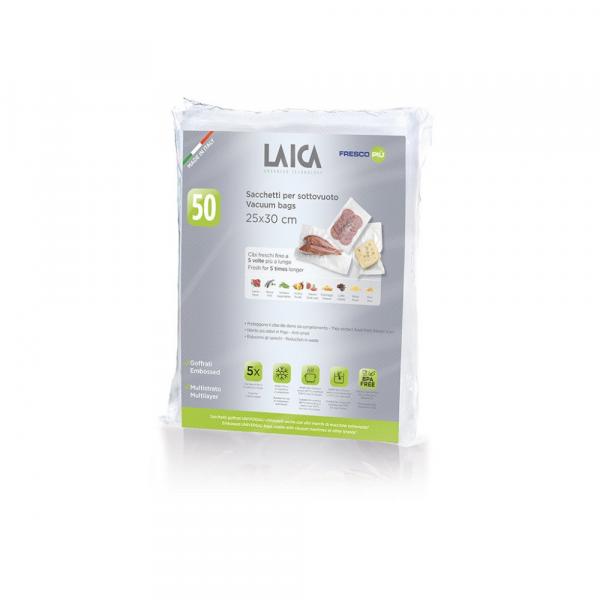 Laica 100 empty conservation bags 20X28 CM. VT3501