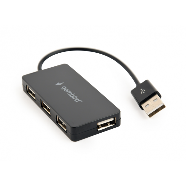 HUB USB GEMBIRD 2.0 A 4 PORTE NERO