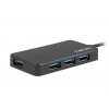 SILKWORM USB-C NATEC HUB 4 PORTE USB 3.0 NERO