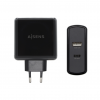 AISENS CARICABATTERIE 57W 1xUSB-C PD3.0 45W 1xUSB-A 5V 2.4A 12W NERO