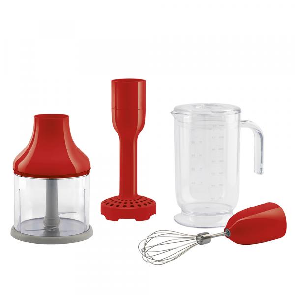 Smeg frullatore ad immersione KIT RED hbac11rd