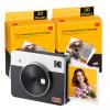 Kodak mini shot 3 retro C300RW60 fotocamera istantanea portatile E pacchetto stampante fotografica 3X3 bianco