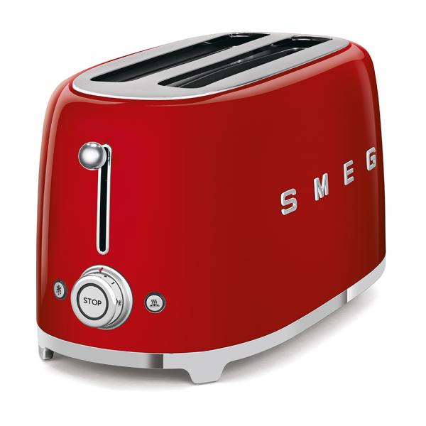 Smeg tostapane 2X4 50 ́S stile ROSSO tsf02rdeu