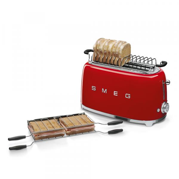 Smeg toaster 2X4 50´S style RED tsf02rdeu