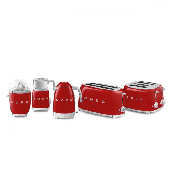 Smeg tostapane 2X4 50 ́S stile ROSSO tsf02rdeu