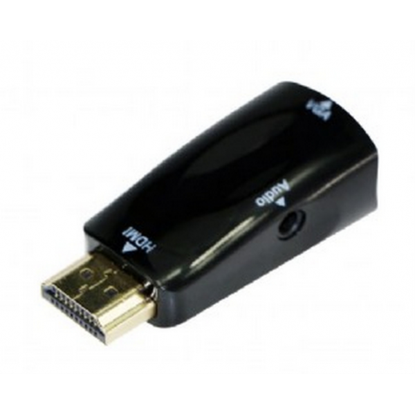 ADATTATORE HDMI GEMBIRD A VGA FEMMINA CON AUDIO DA 3,5 MM 0,15 M