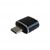 MINI USB 3.1 GEN2 3A AISENS ADATTATORE TIPO USB-C M-A H NERO