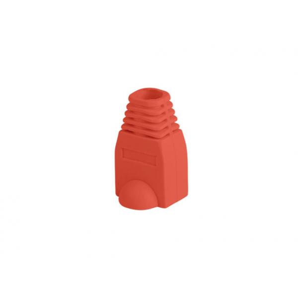 CUSTODIA PROTETTIVA LANBERG CONNETTORE RJ45 (CONFEZIONE DA 100 PZ) ROSSO