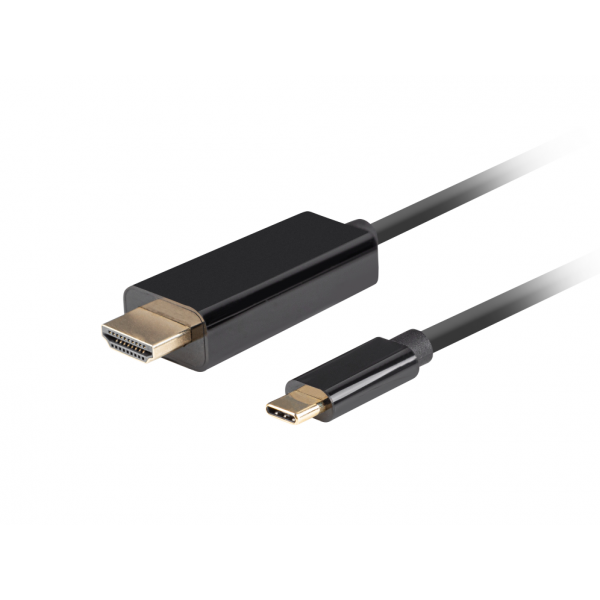 CAVO USB-C A HDMI LANBERG MASCHIO/MASCHIO 4K 60HZ 3M NERO