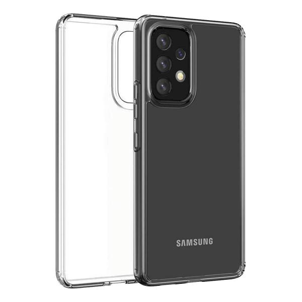 Capa híbrida Samsung Galaxy A53 5G (para-choque + parte traseira transparente)