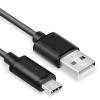 Cable de datos USB tipo C negro