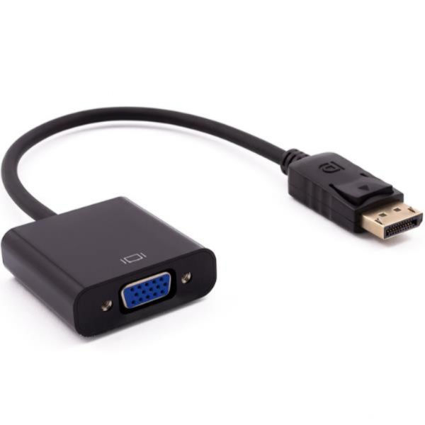 CABO ADAPTADOR NILOX DISPLAYPORT PARA VGA MASCULINO FEMININO