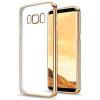 Samsung Galaxy S8 Transparent case with gold frame