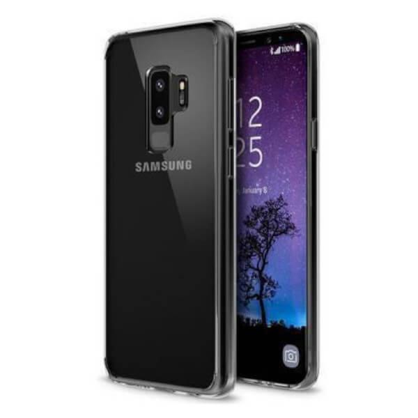 Tampa traseira transparente para Samsung Galaxy S9 Plus