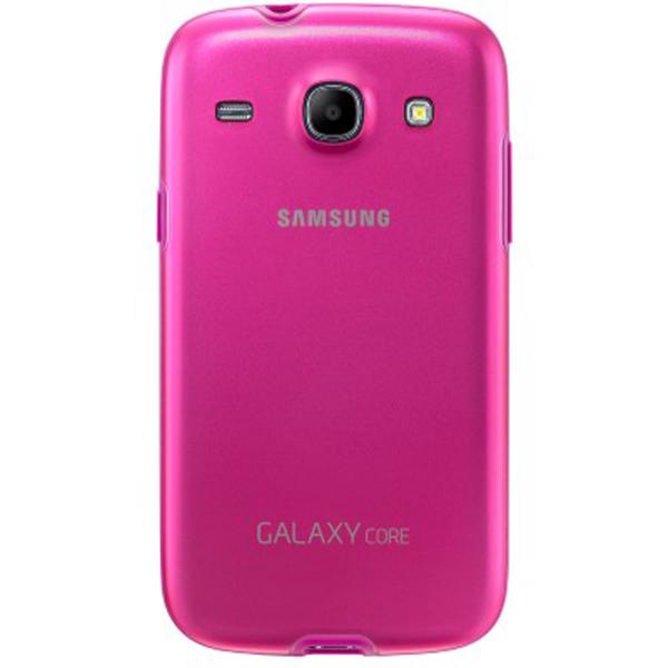 Coque de protection rose Samsung EF-PI826BPEG pour Galaxy Core