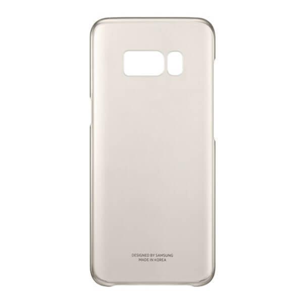 Coque Samsung transparente dorée pour Galaxy S8 Plus EF-QG955CFE
