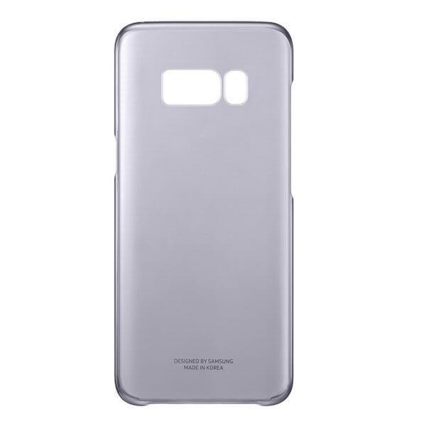 Lila Samsung Clear Cover Hülle für Galaxy S8 Plus EF-QG955CVE