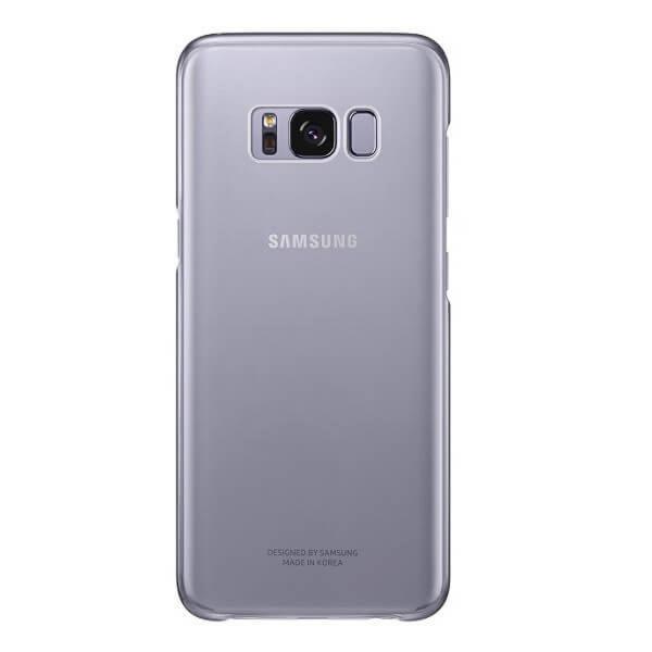 Purple Samsung Clear Cover case for Galaxy S8 Plus EF-QG955CVE