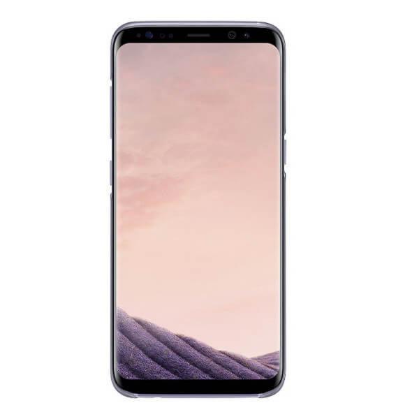 Coque Samsung transparente violette pour Galaxy S8 Plus EF-QG955CVE