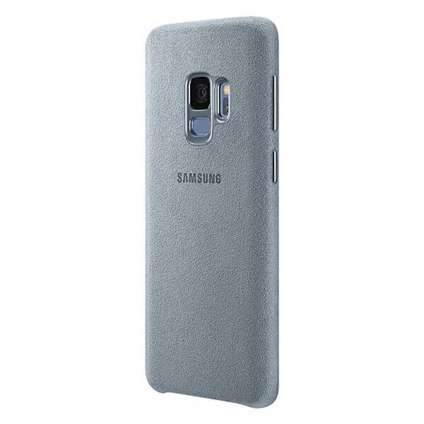 Samsung Coque Alcantara Vert Menthe pour Galaxy S9 EF-XG960AMEGWW