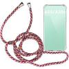 Hanging Mobile Case for Samsung Galaxy A50 / A30s Cord Bordeaux Red and Blue