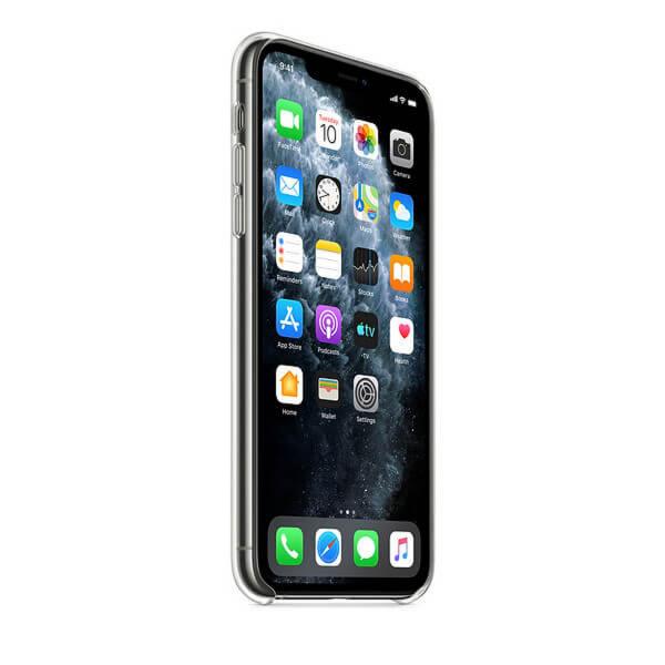 Coque transparente en gel de silicone pour iPhone 11 Pro Max