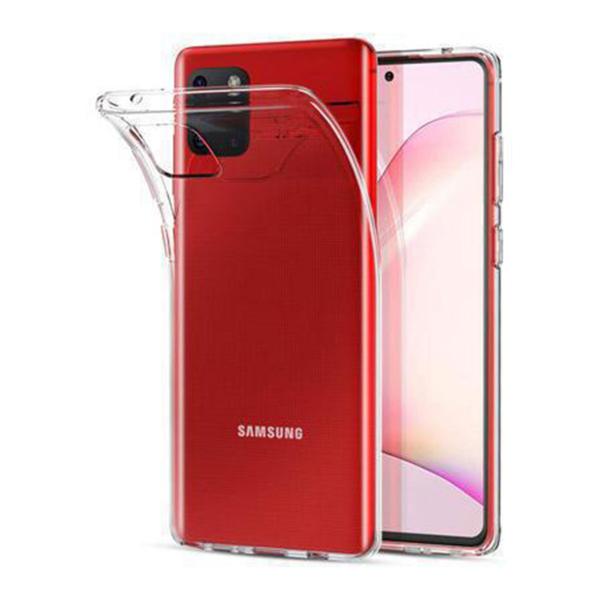 Custodia in gel di silicone Samsung Galaxy Note 10 Lite trasparente