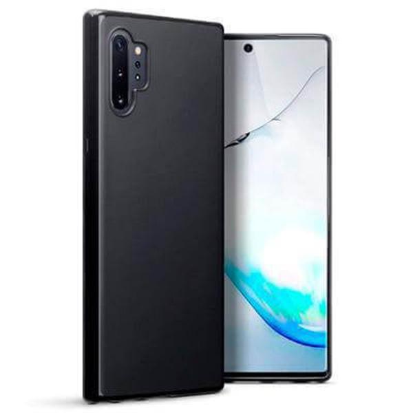 Coque gel silicone Samsung Galaxy Note 10 Plus Noir