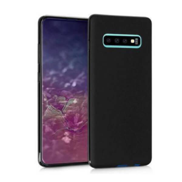 Silicone gel case Samsung Galaxy S10 Plus Black